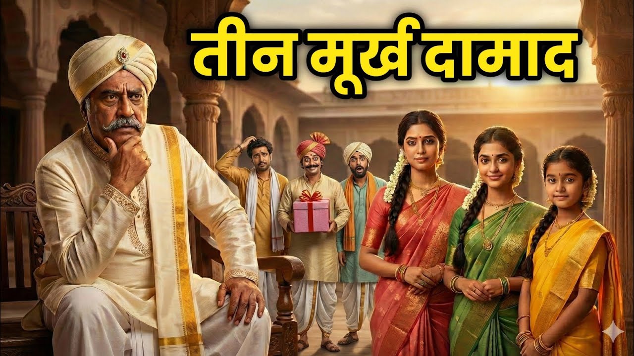 तीन मूर्ख दामाद रोचक कहानी 