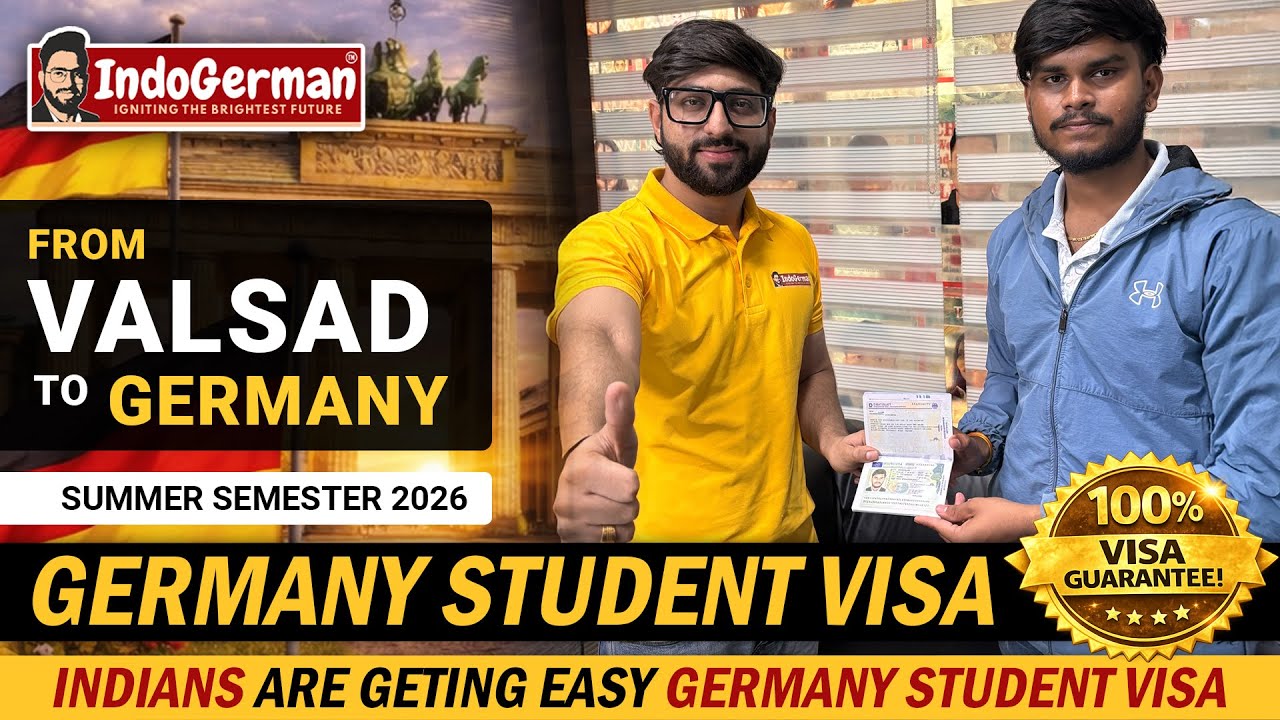 57% in 12th → Germany Visa in 3 Days 😱 | Valsad GUJARAT Student’s Secret Success Story 2026