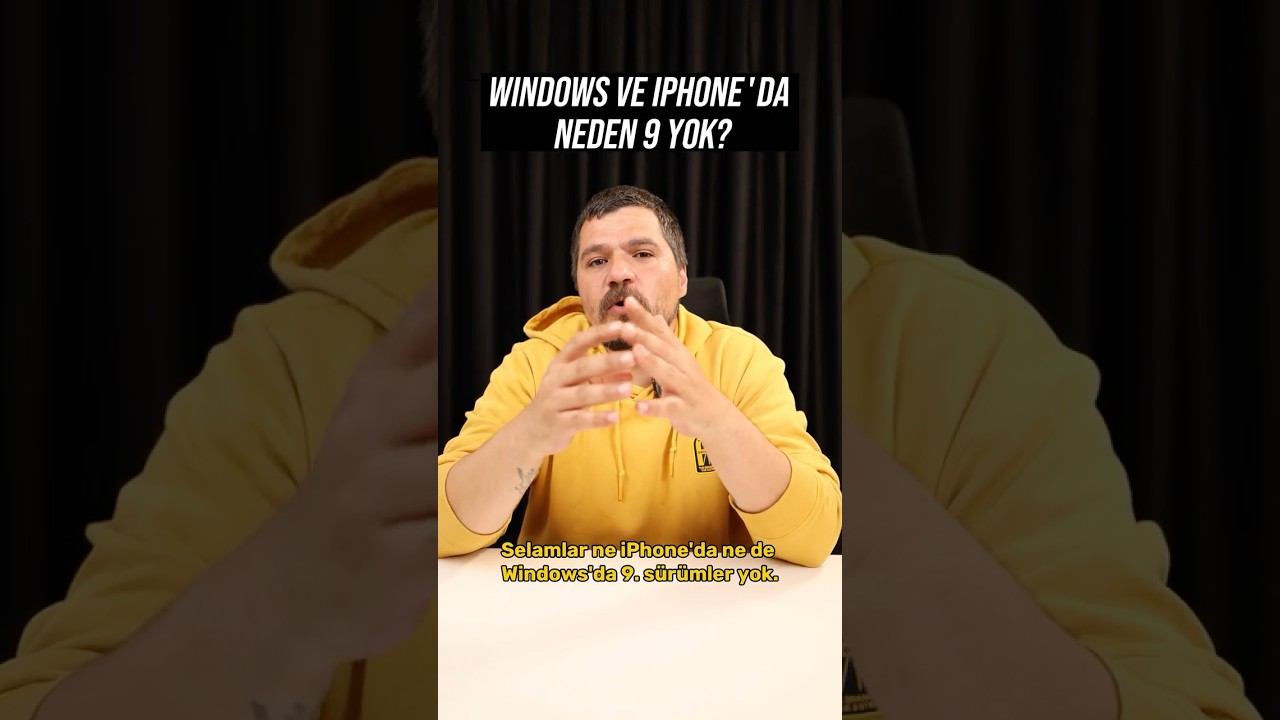 Windows ve iPhone'da Neden 9 yok? #shorts #teknoloji #g&uuml;ndem #ilgin&ccedil;bilgiler