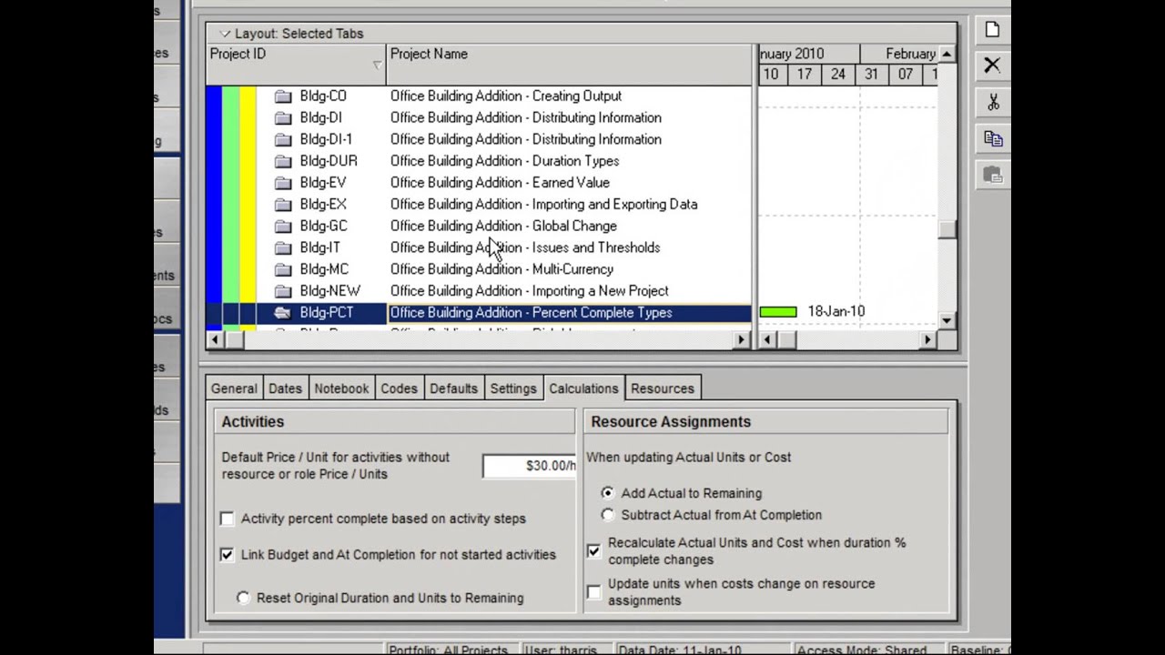 How to use Weighted Steps with Physical Percent Complete in Primavera P6
