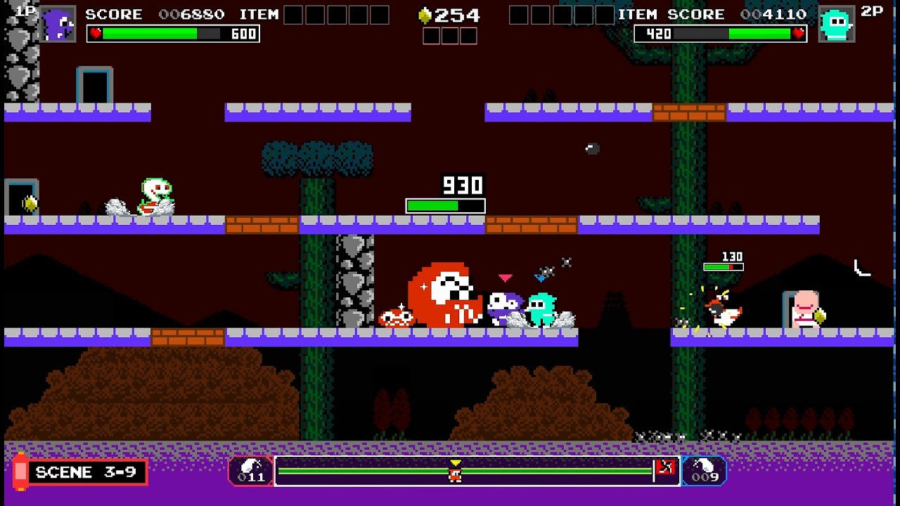 Ninja JaJaMaru: The Great Yokai Battle PC Normal Mode 2 player 60fps