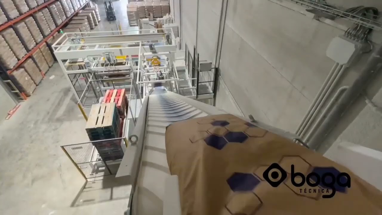 Ensacado y Paletizado de Harinas | Bagging & Palletizer for Flour | Ensacheuse & Palettiseur Farine