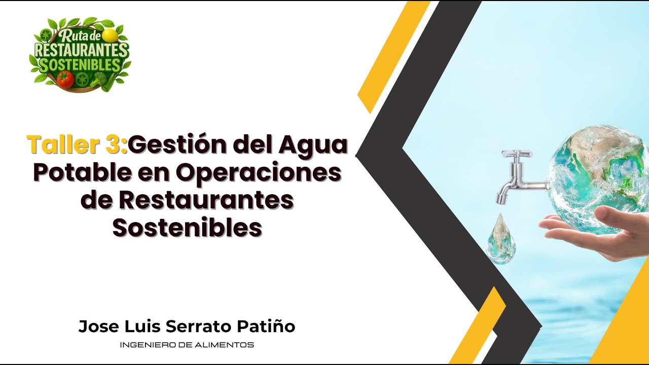 Taller 3. Programa de Abastecimiento y Potabilización de Agua - Restaurantes sostenibles