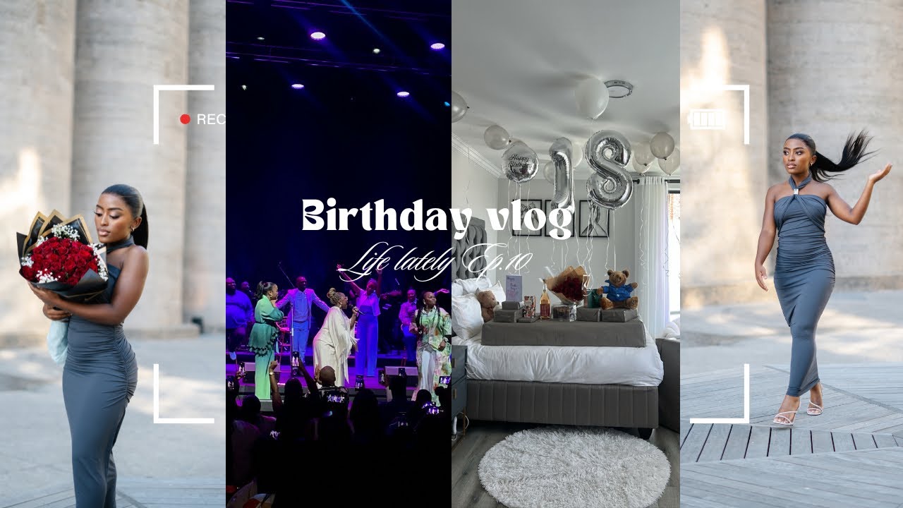 18th Birthday Vlog: Photoshoot | Unboxing |Gospel show & lots of gratitude yapping