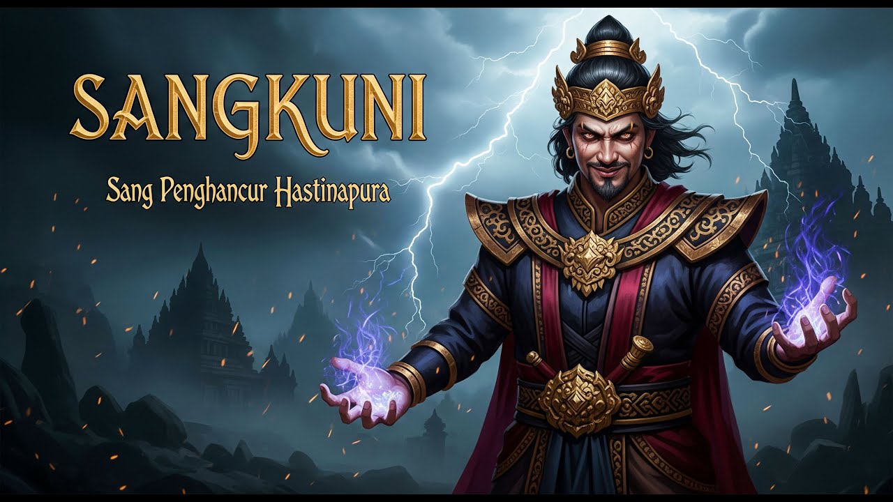 SANGKUNI | OTAK LICIK DI BALIK KEHANCURAN KURAWA DAN PECAHNYA PERANG MAHABHARATA