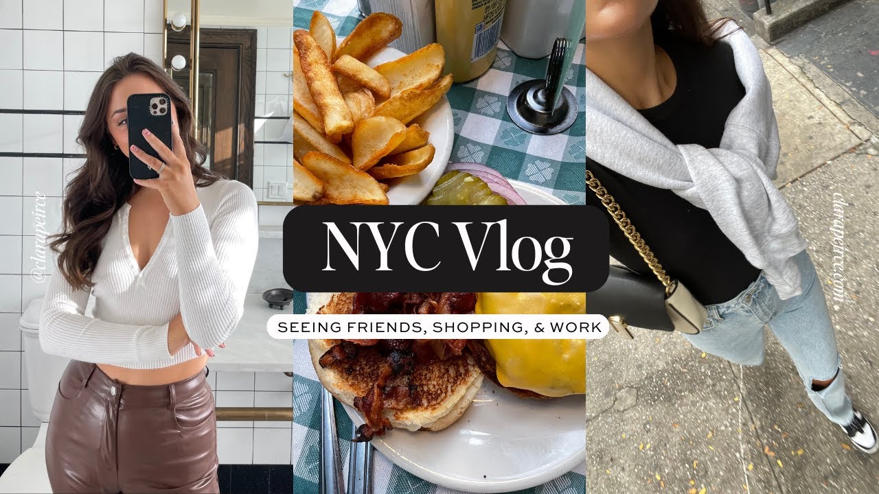 NYC VLOG: Seeing Friends, Shopping, & Work