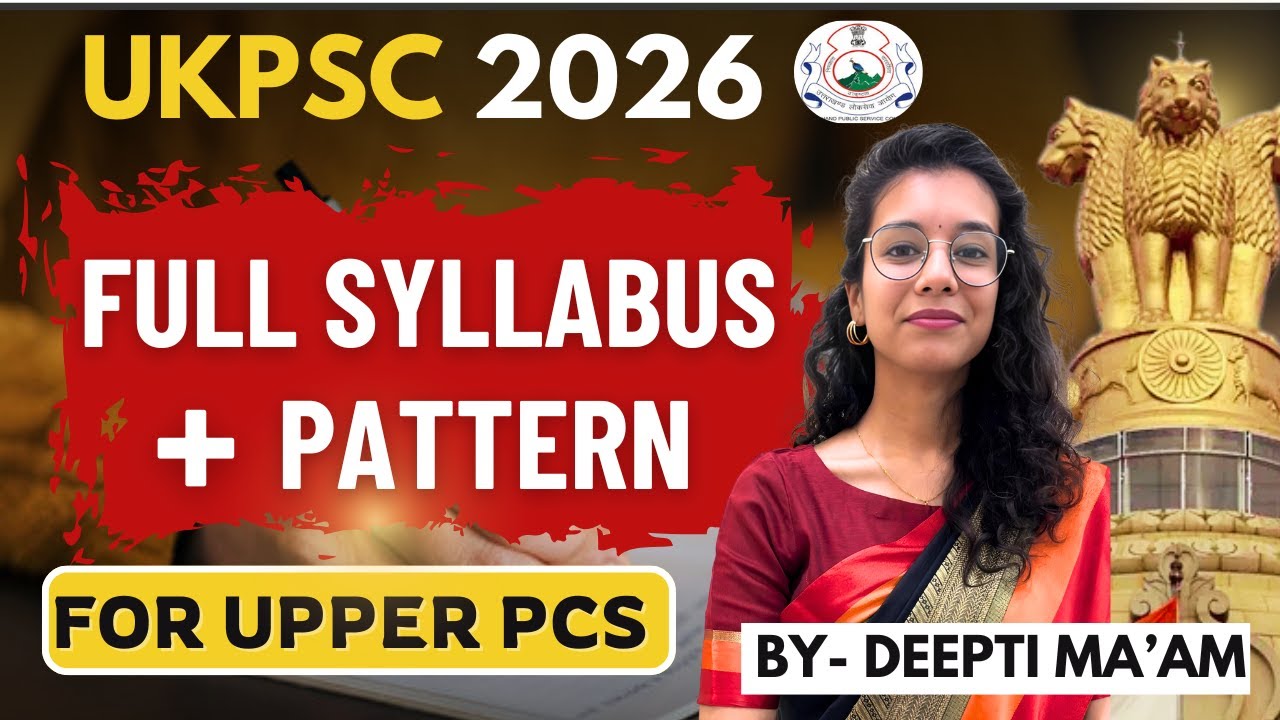 UKPCS 2026 Syllabus & Pattern Explained | Deepti Ma’am | Radiance Institute Dehradun #ukpsc