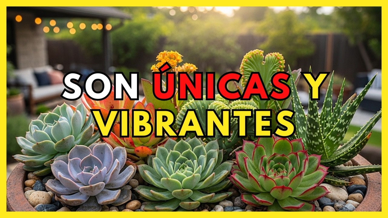 7 Joyas del Jard&iacute;n: Suculentas Coloridas y F&aacute;ciles de Cuidar