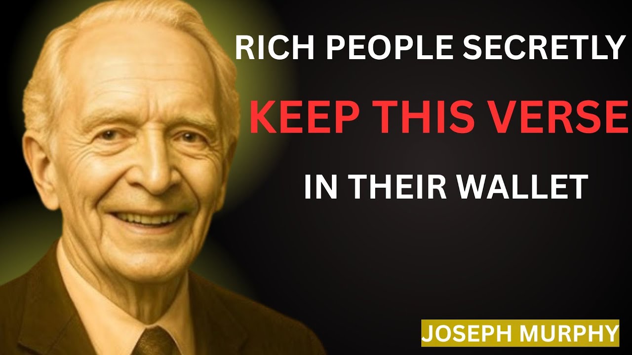 Put This Scripture in Your Wallet — What Happens Next Will  You By Joseph Murphy Motivational Speech