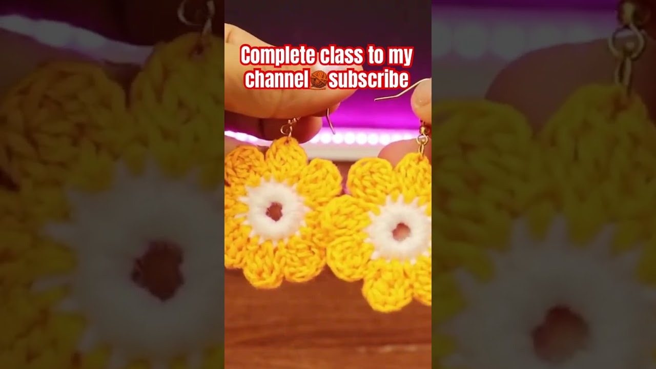 Easy knitting crochet flowers #crochet #crocheteasyflower #handmade #knitting #knittingpattern