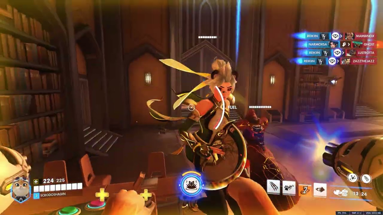 This is My Dance Floor in Overwatch #cat #cats #funnyanimals #overwatch2