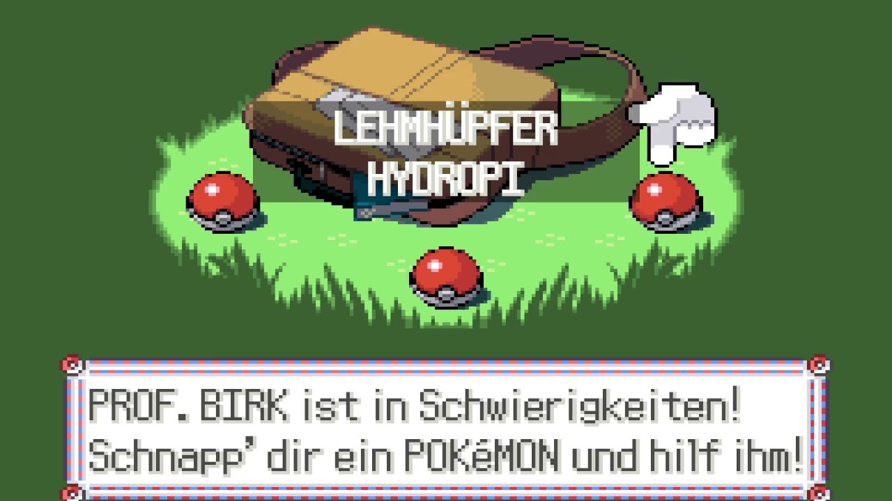 Let's Play Pokémon Saphir Part 1: Mr. Peak kann keine Uhren lesen
