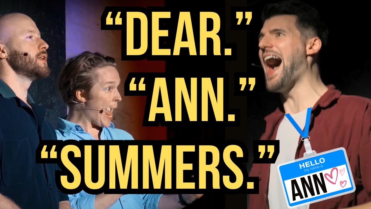 DEAR ANN SUMMERS | The LETTERS Game (They can only speak one word at a time)