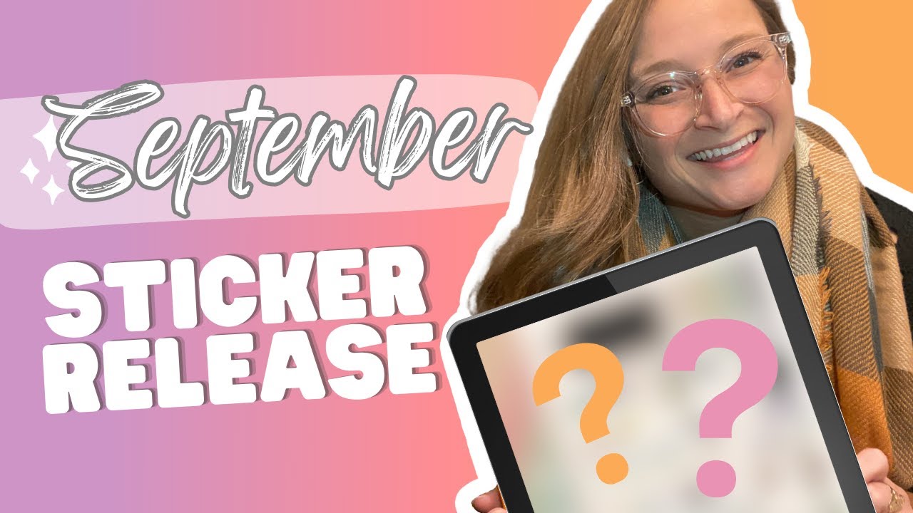 🍁 September Digital Stickers -  Back to School Study Vibes | Digital Planning | Goodnotes Stickers 🍁