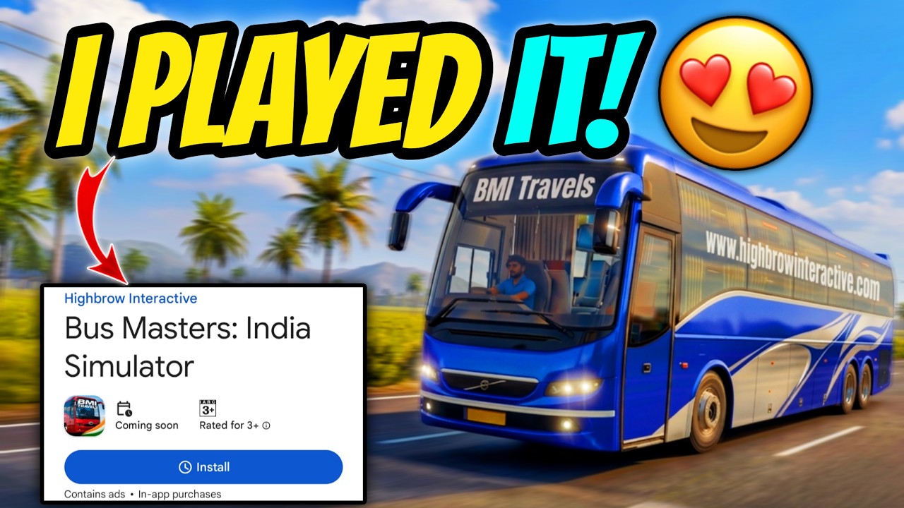 I Played It! Bus Master India Beta Testing Review & Graphics Test 😱