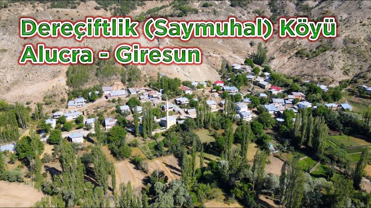 Alucra Dereçiftlik (Saymuhal) Köyü - 2022
