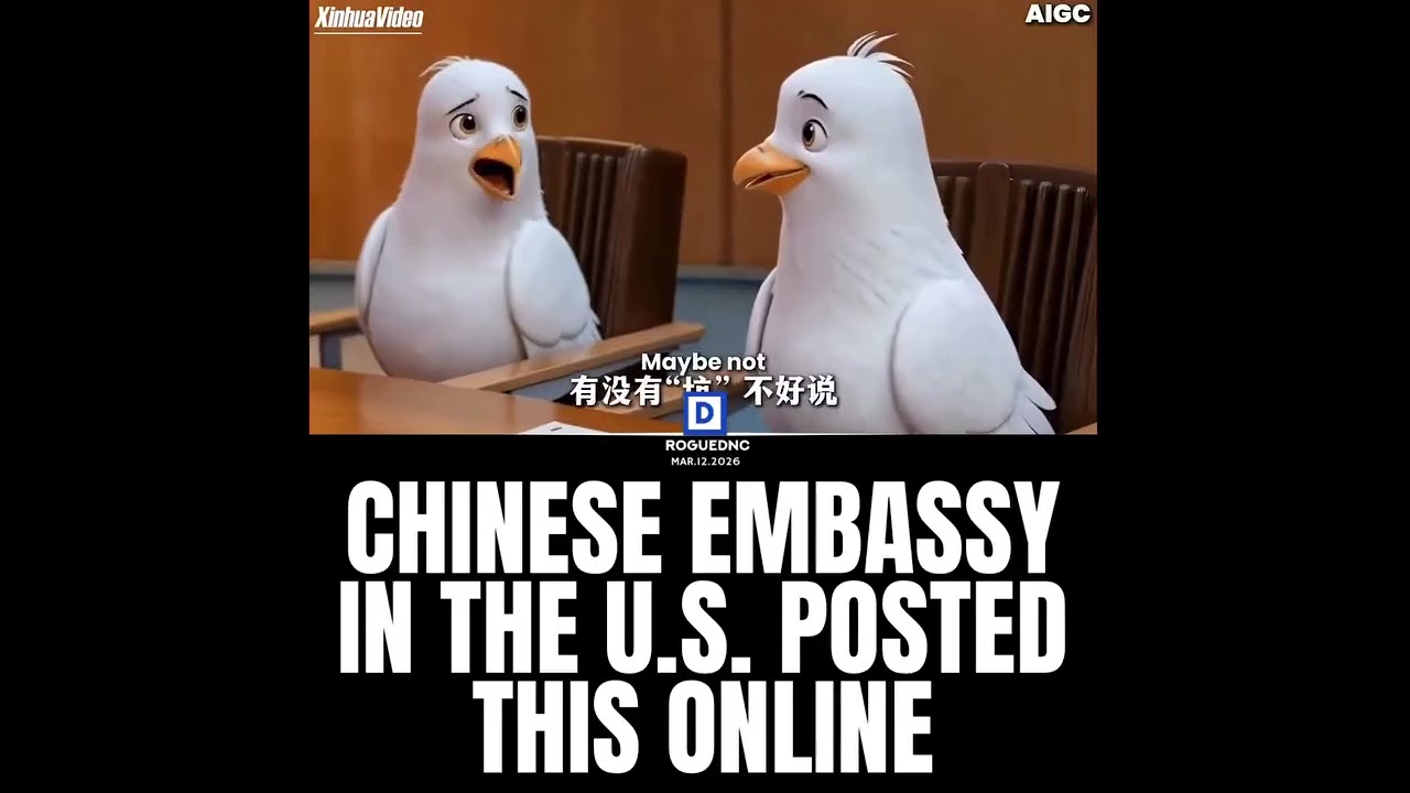 China Embassy Video Accuses U.S. of &ldquo;Holding the World Hostage&rdquo;  #ChinaUS #geopolitics#breakingnews