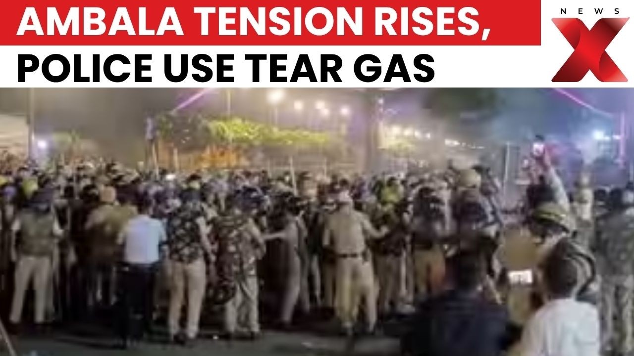 Ambala Tension: Sikh Protesters Block Amritsar-Delhi Highway, Tear Gas Fired | Latest News | NewsX
