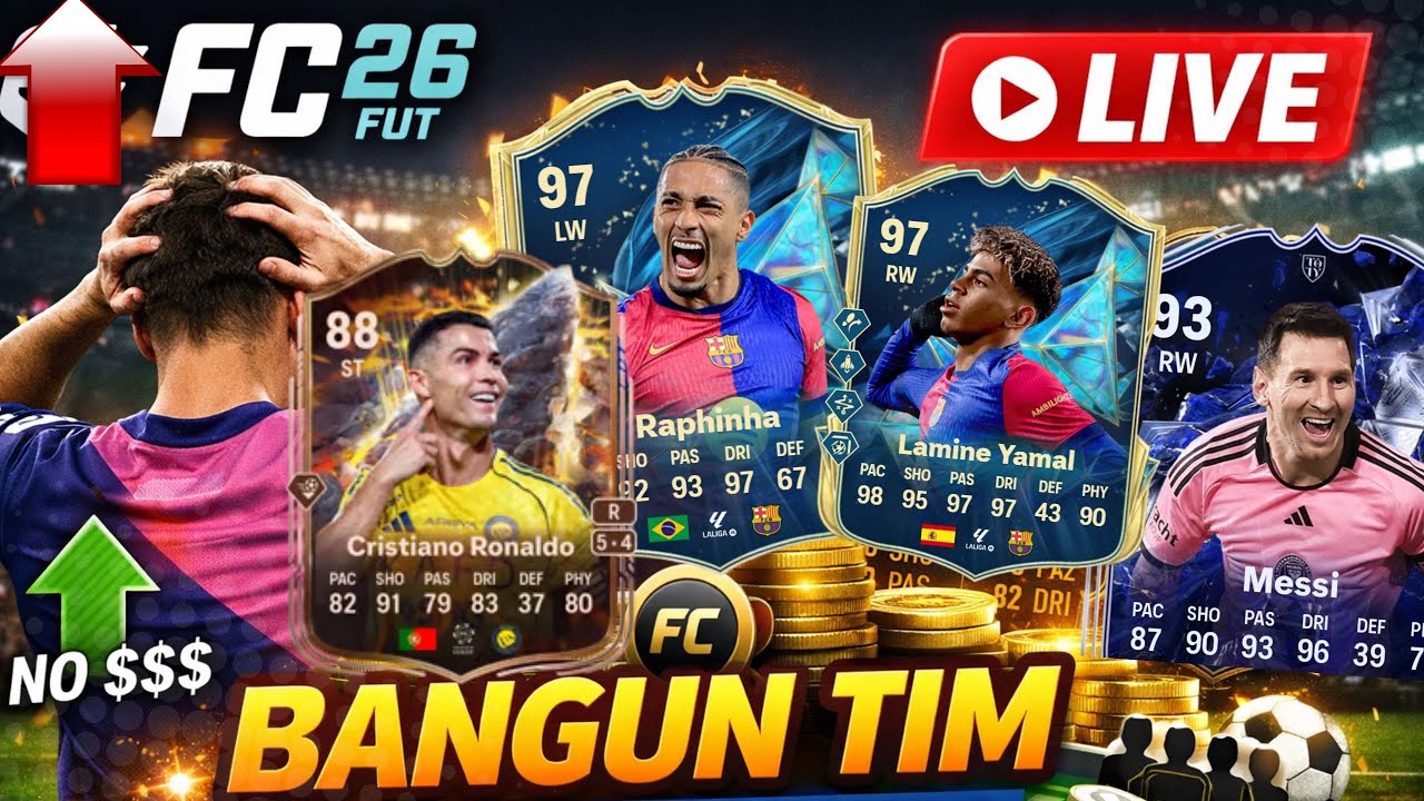 LIVE FC26 FUT! Bangun Tim Tanpa Top Up! #2