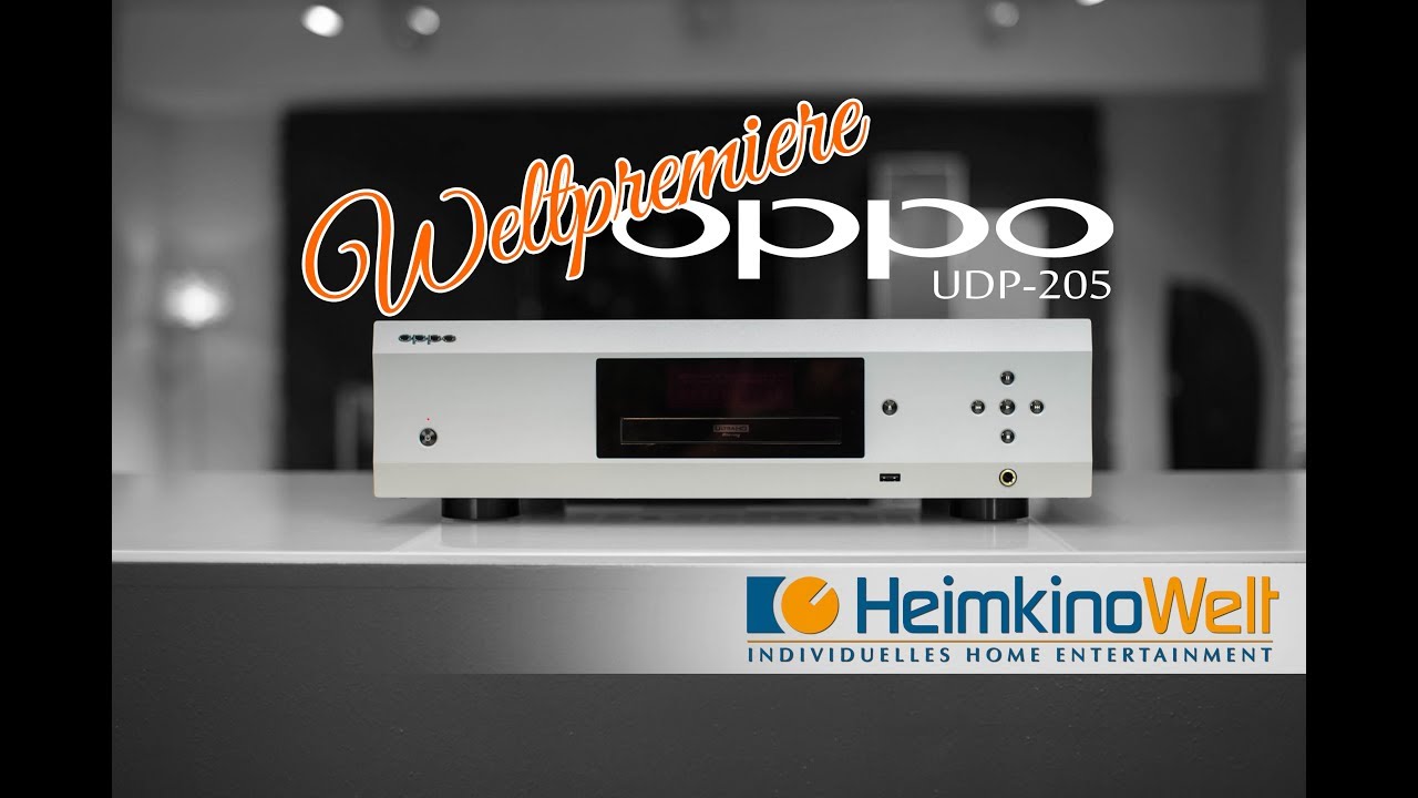 Oppo UDP-205 in Silber (Weltpremiere)