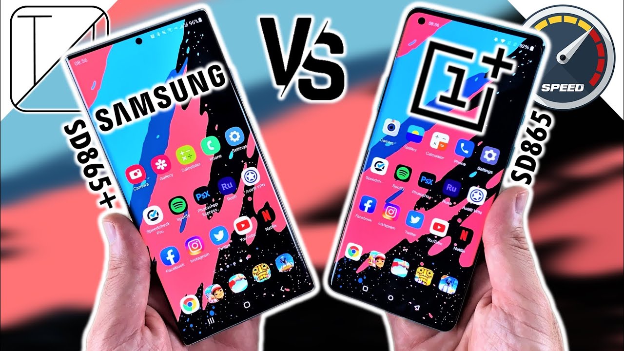 Samsung Galaxy Note 20 Ultra vs OnePlus 8 Pro Speed Test