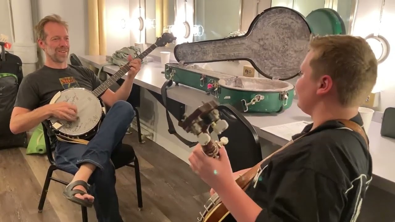 11 yr. old Aidan plays Rocky Top with Graham Sharp from Steep Canyon Rangers