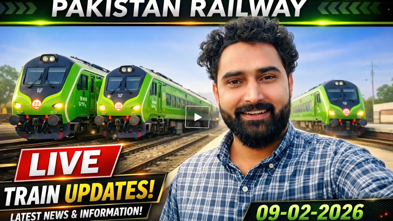 TODAY PAKISTAN RAILWAY UPDATES: LATEST NEWS & TIMETABLE TRAIN VIDEO VLOG WHEN WHERE WHAT HOW HOWTO