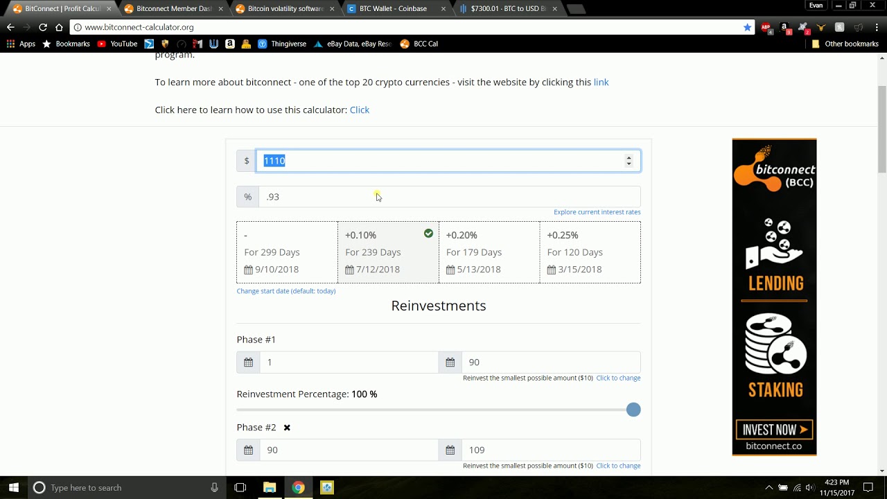 My FIRST BCC Investment (MY PLAN) NOT A SCAM