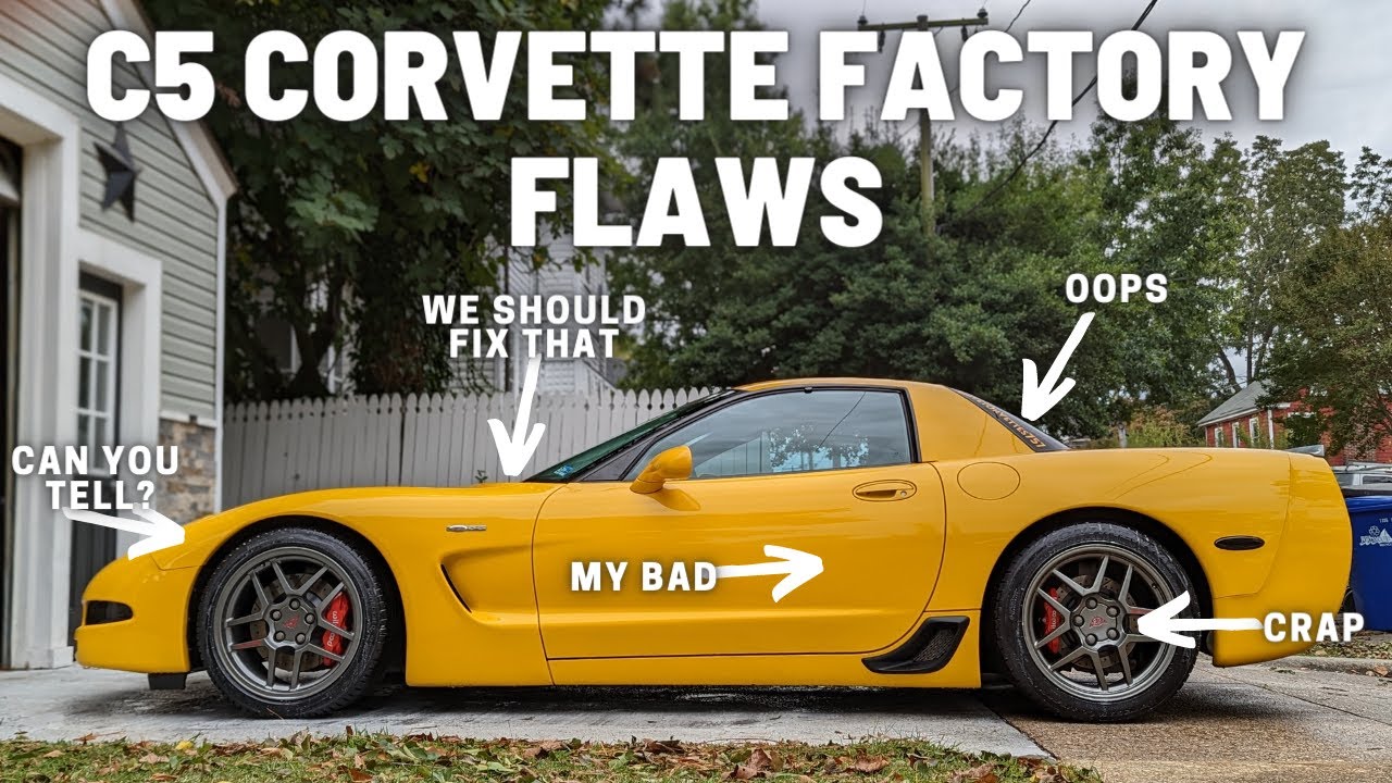 8 FACTORY FLAWS THAT GM NEVER BOTHERED TO CORRECT ON THE C5 CORVETTE PLATFORM.
