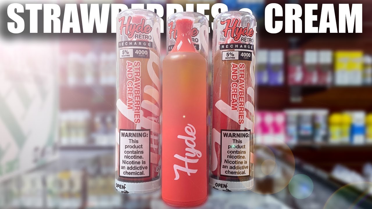 Hyde Retro Strawberries and Cream Disposable Vape Review