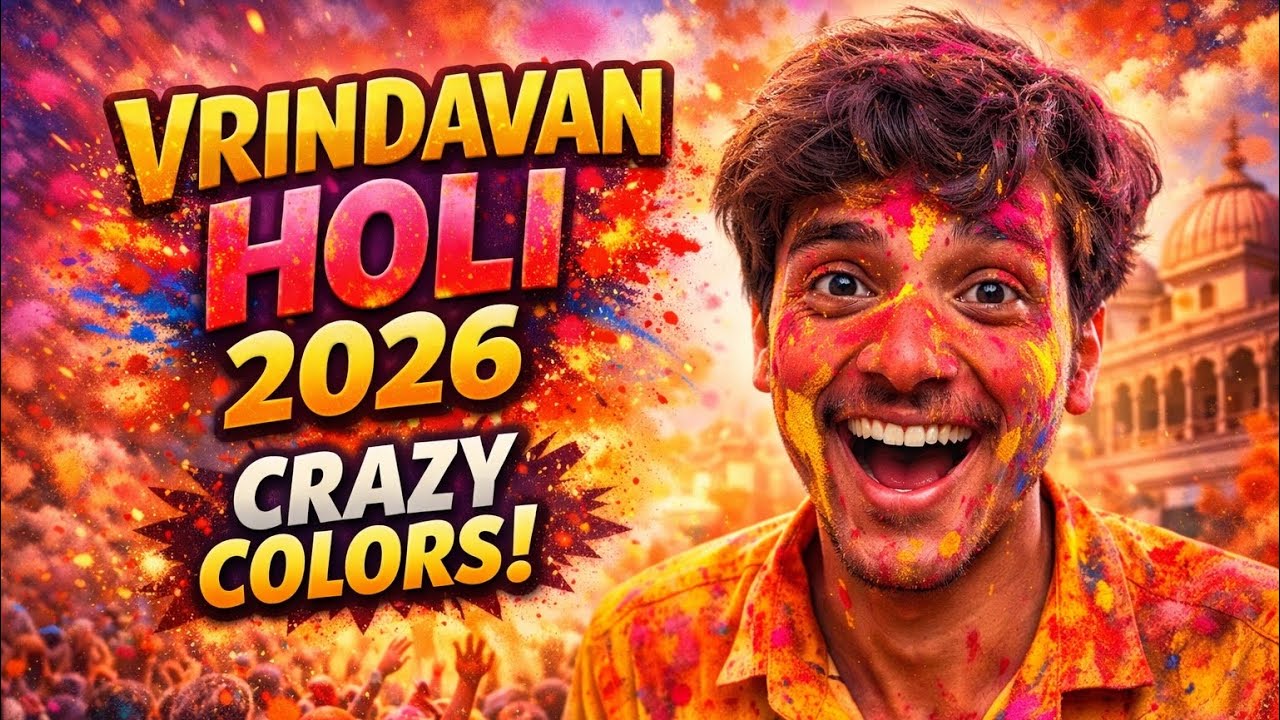 Vrindavan Holi 2026 🎨 | Banke Bihari, Radha Vallabh, Radharaman, Nidhivan & Keshi Ghat Holi | 