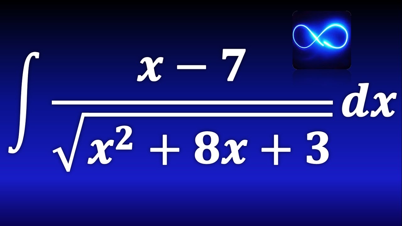 259. Integral de polinomio entre raíz cuadrada, completando derivada y trinomio cuadrado perfecto