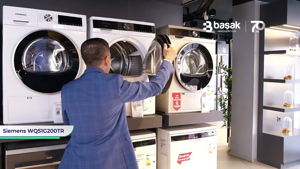 Siemens WQ51G200TR 10 Kg Isı Pompalı Kurutma Makinesi Tanıtımı