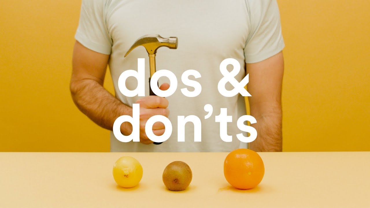 Dos and Don'ts | If you don't have a muddler
