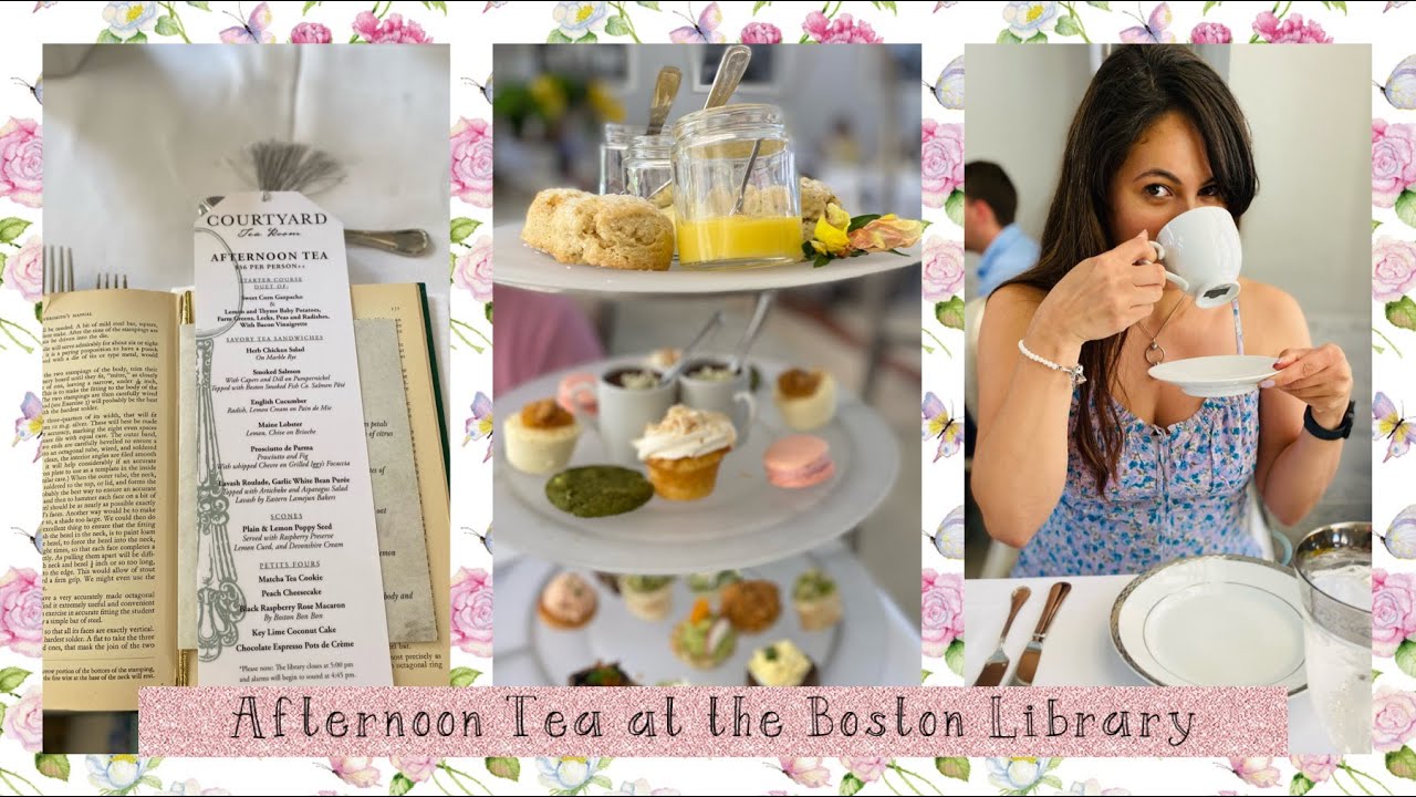 Afternoon Tea at the Boston Library
