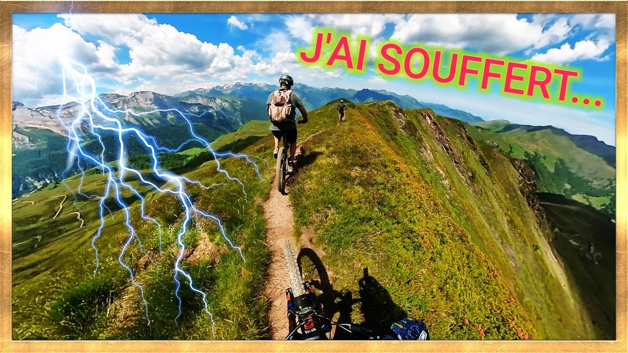 VTT montagne extrême les crêtes d'Andreyt dans les Pyrénées