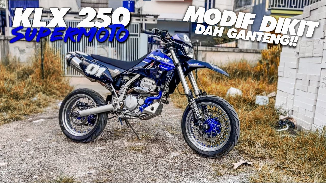 GK PERLU BANYAK MODIF UDAH GANTENG | KLX 250 SUPERMOTO