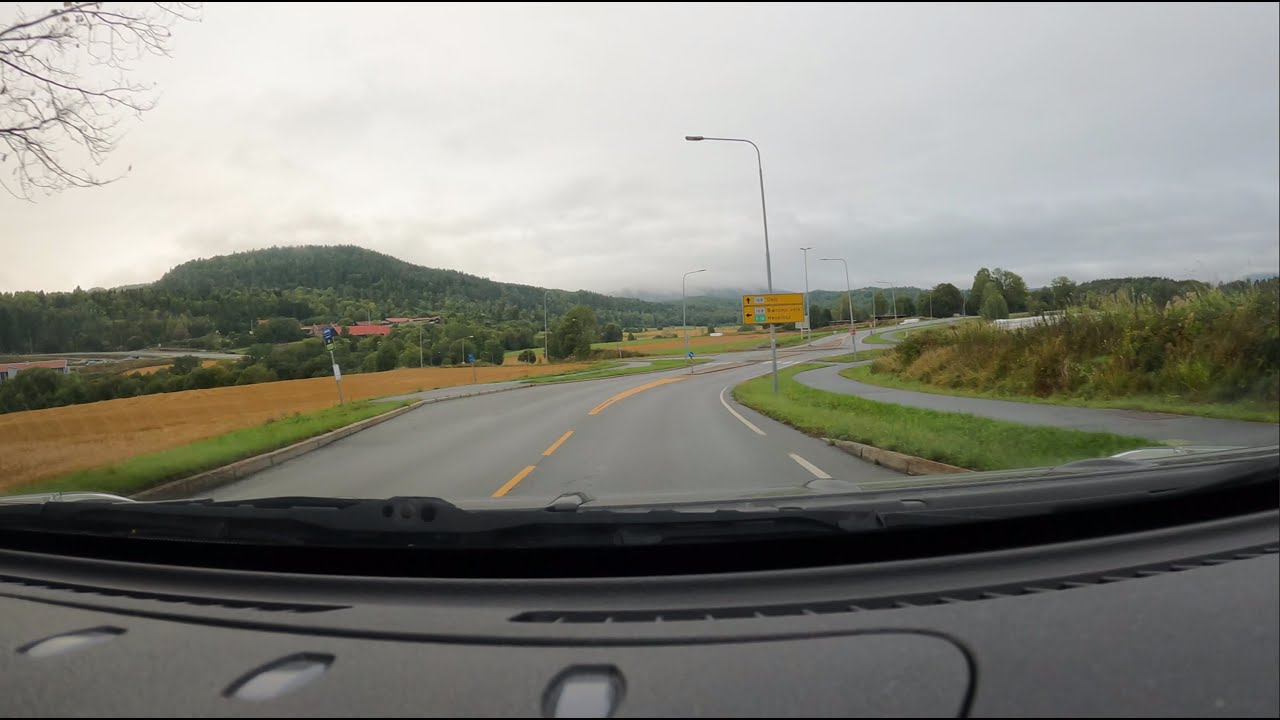 Driving to and around Nesøya, Asker | Norway 4K