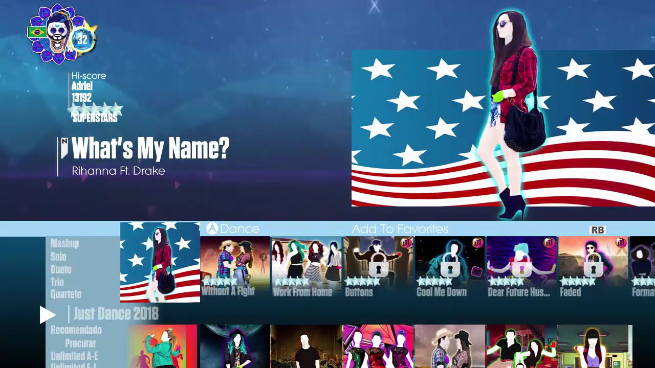 Just Dance 2018 | Song List Menu (Fanmade)