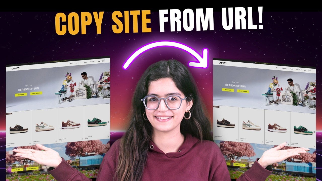Clone ANY Website using AI - just ONE click!