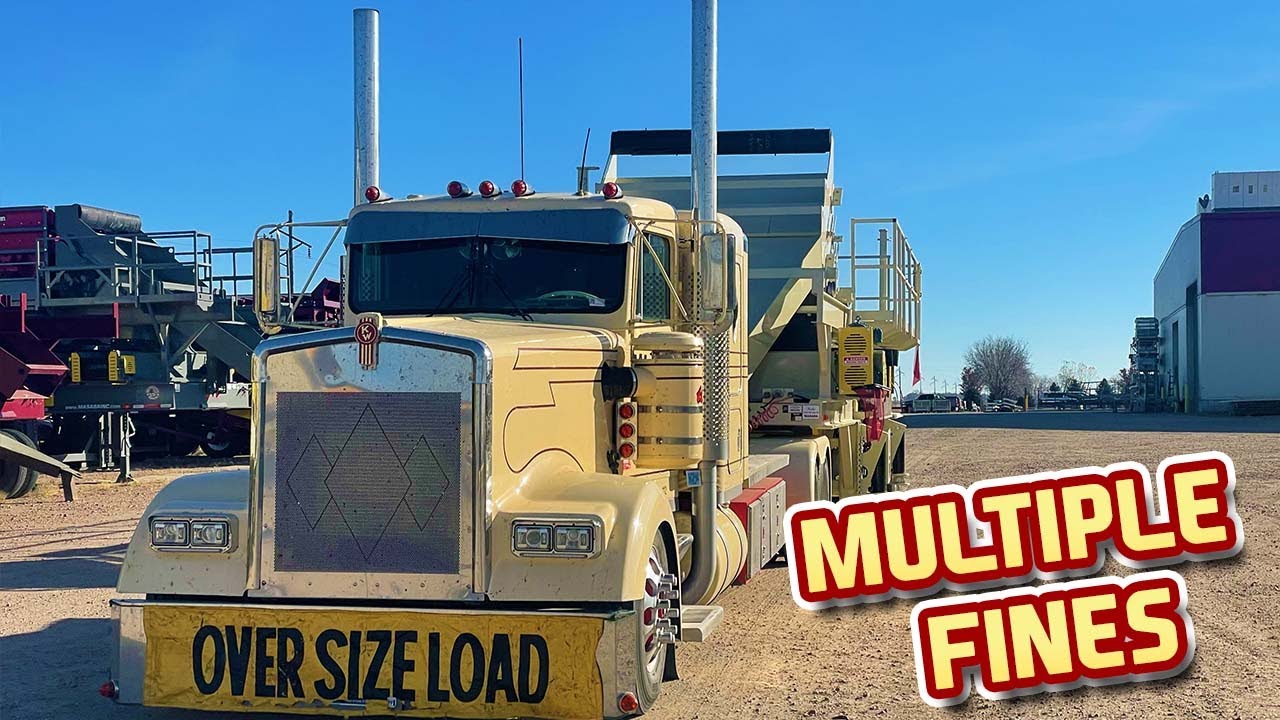 What NOT to do when Pulling an OVERSIZED LOAD