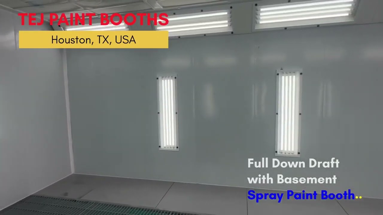 Paint Booth with Basement, Spray Booth #paintbooth #automotive #spraybooth #autos #usa