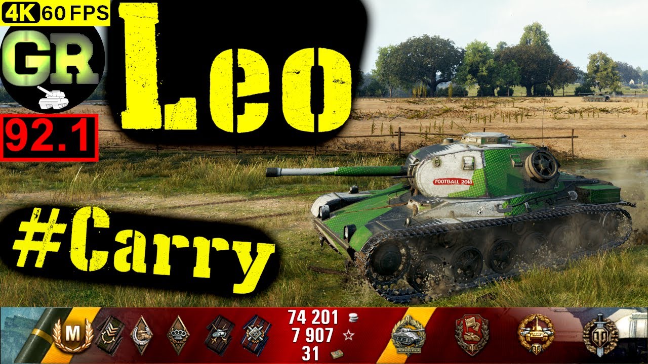 World of Tanks Leo WoT Replay - 9 Kills 4.1K DMG(Patch 1.5.0)