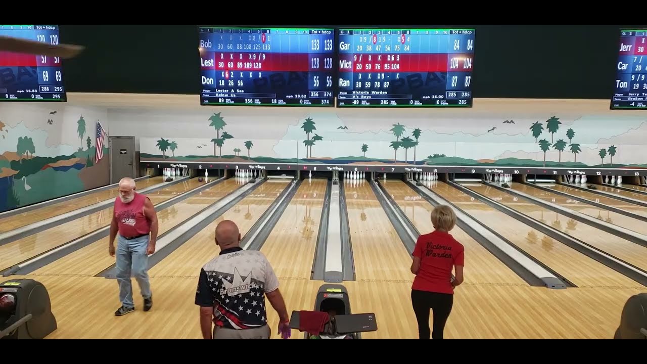 Tuesday Night Trios 7/8/2025 Games 1,2, and 3.  Spanish Springs Lanes, The Villages