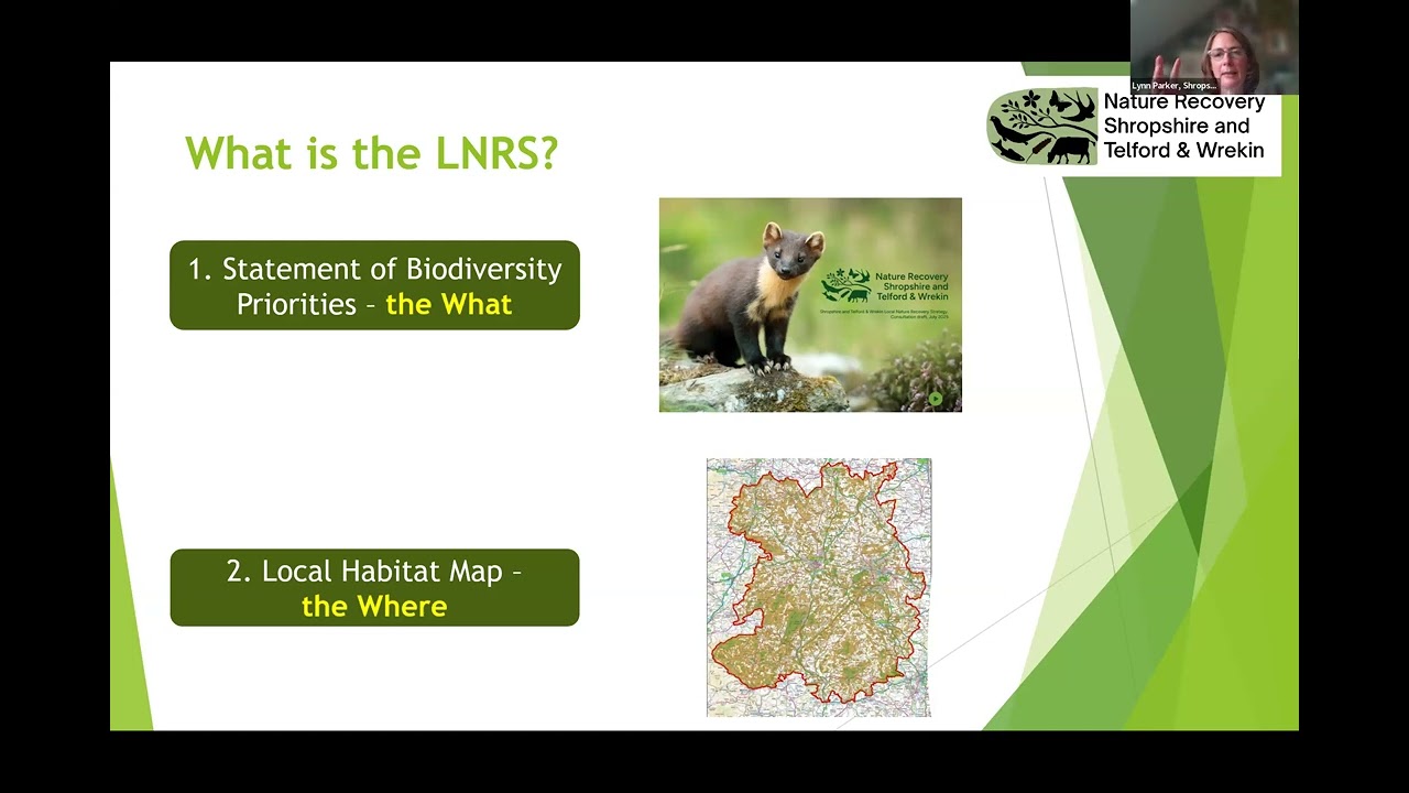 Banter 87:  17Sep25 Local Nature Recovery Strategy, with Shropshire