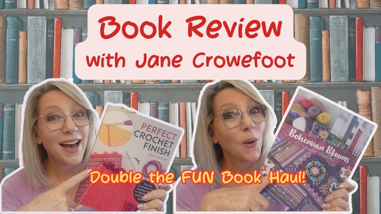 Must-See Crochet Book Collection from Janie Crow @JanieCrow8472 #bookhaul