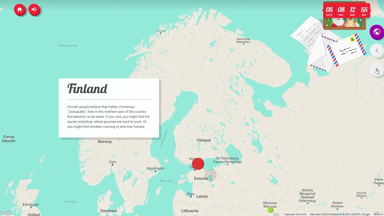 Google Santa Tracker 2022: Day #22