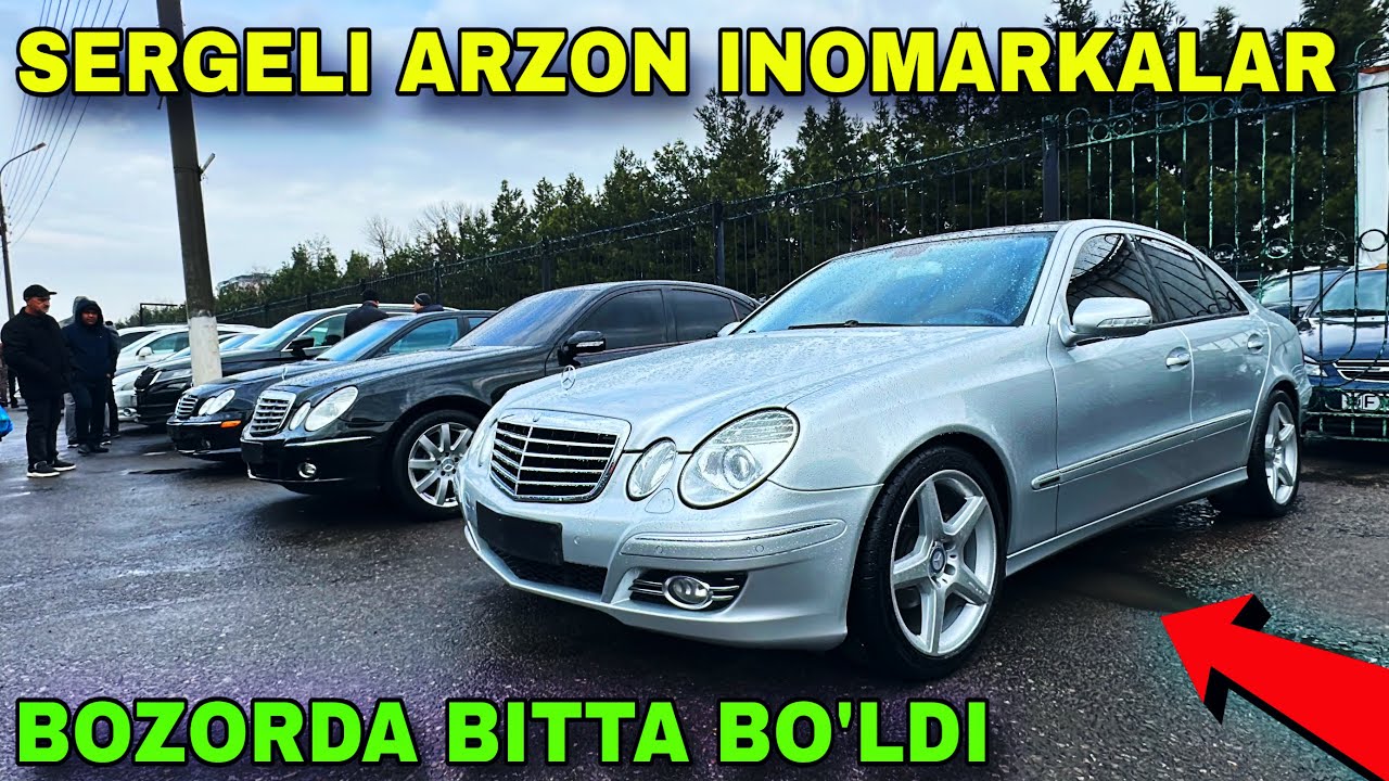SERGELI MASHINA BOZORI MERS HYUNDAI KIA VA BOSHQA INOMARKA NARXLARI