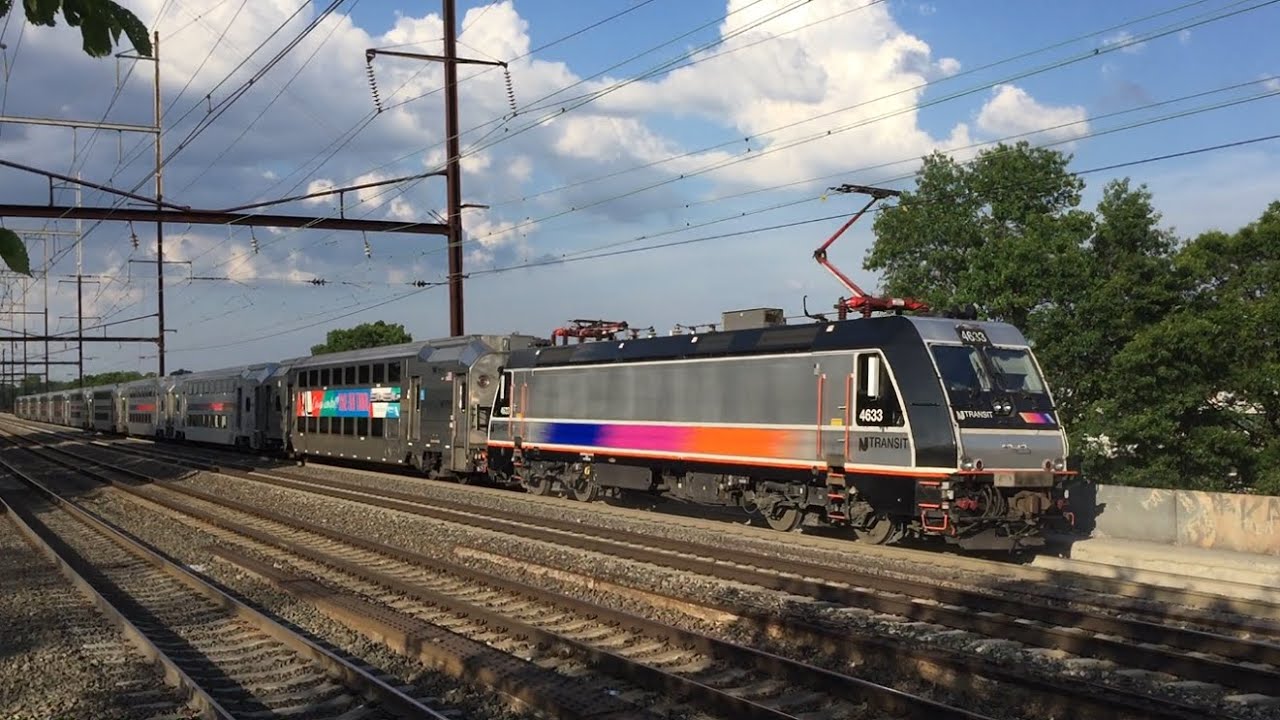 Amtrak & NJ Transit HD 60fps: Northeast Corridor Evening Rush Hour Action @ New Brunswick 6/21/16