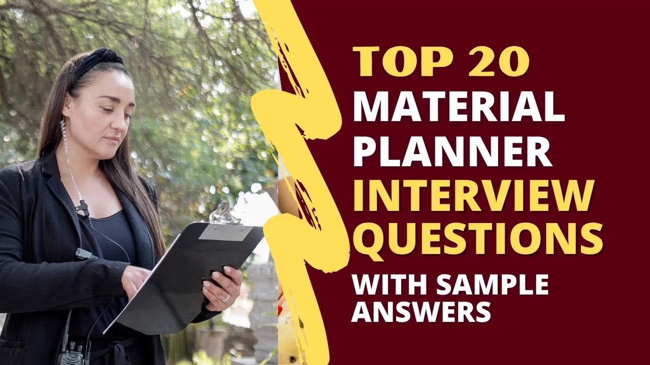 Material Planner Interview Questions & Answers for 2026